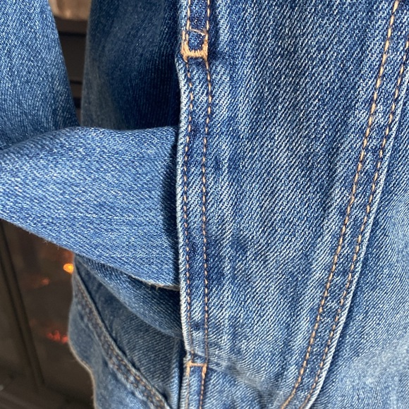 Hand Painted Upcycled Jean Jacket in Size Large. Pair of Leopard Boots. - Picture 7 of 11